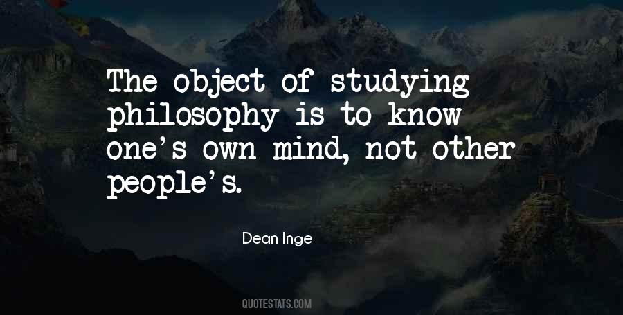 Dean Inge Quotes #712816