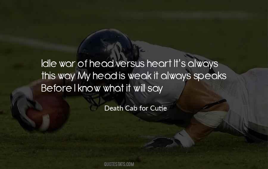 Death Cab For Cutie Quotes #1009424