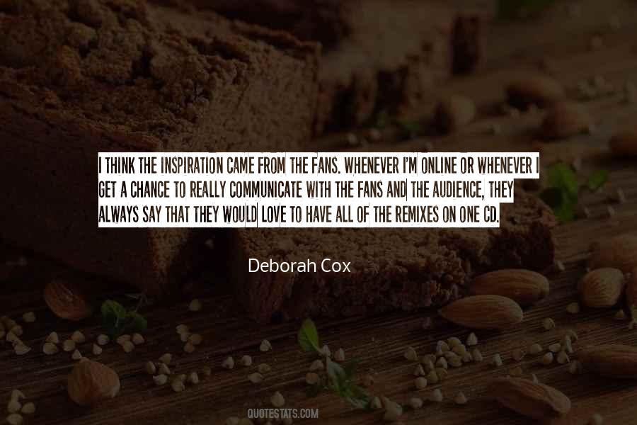 Deborah Cox Quotes #964168