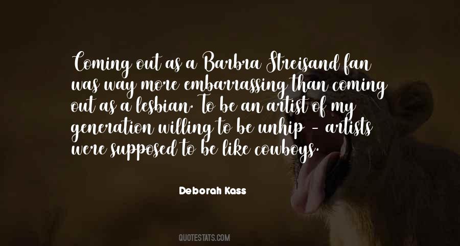 Deborah Kass Quotes #471660