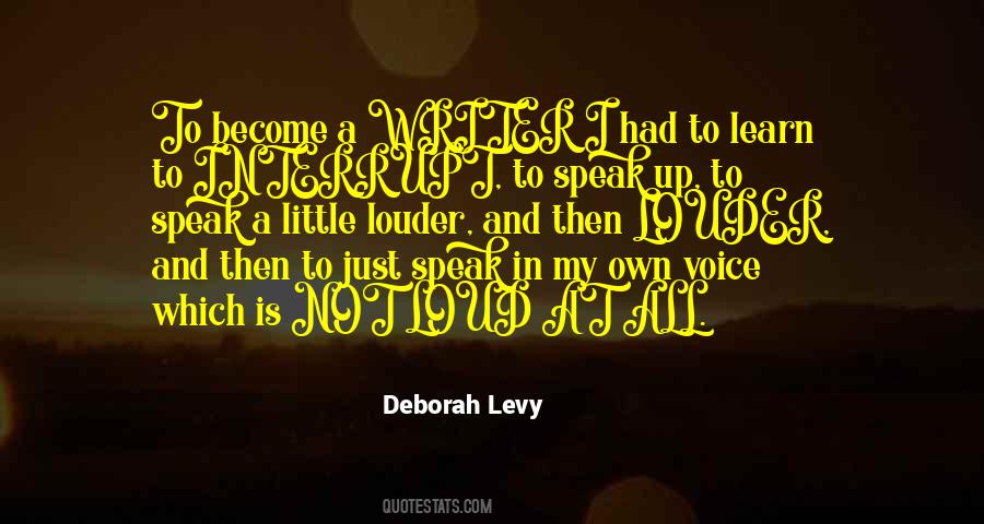 Deborah Levy Quotes #659346