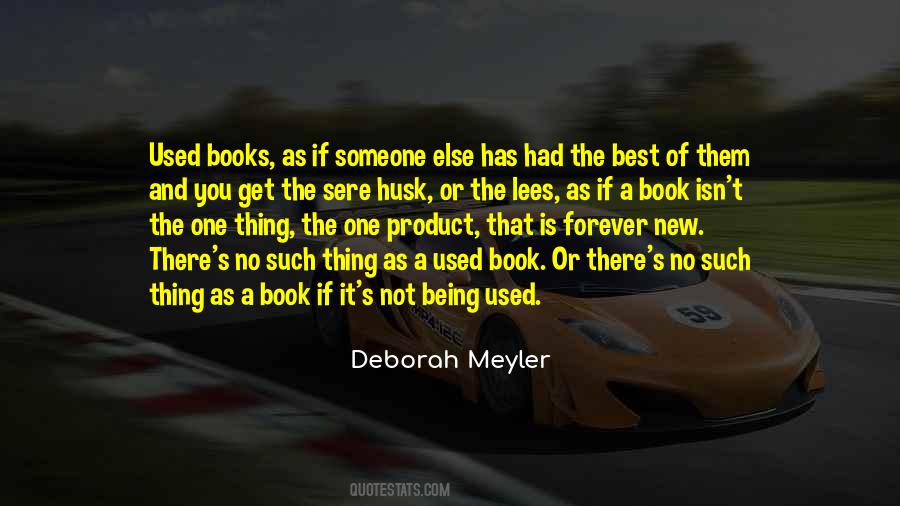 Deborah Meyler Quotes #1041807