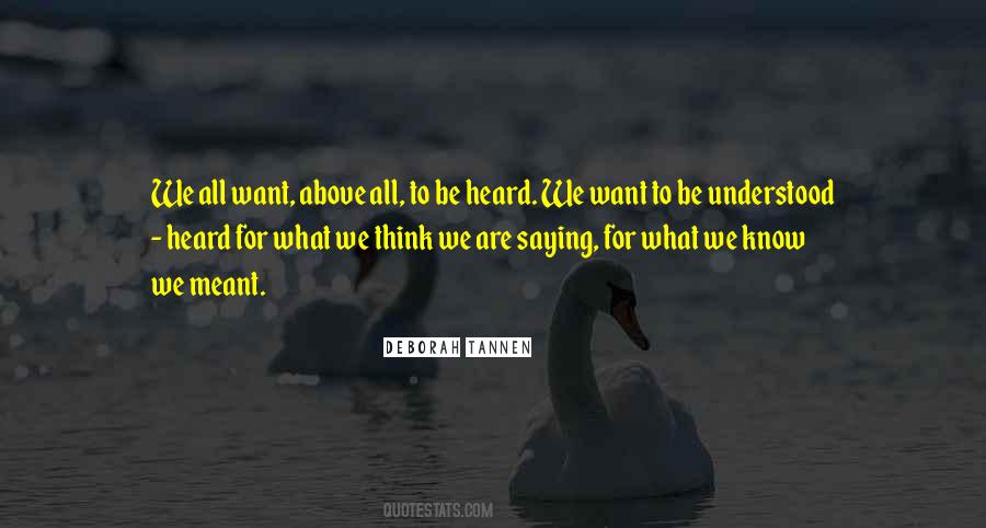 Deborah Tannen Quotes #510254