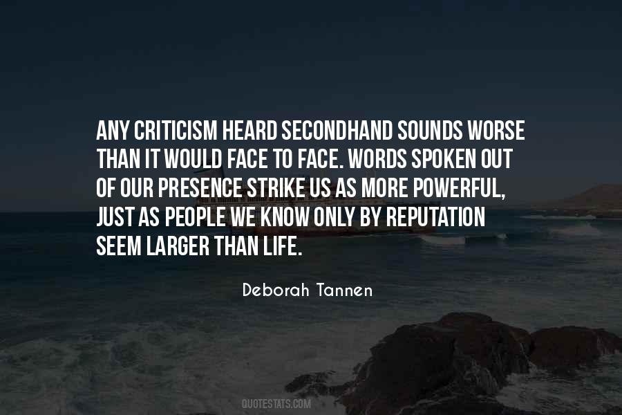 Deborah Tannen Quotes #563629