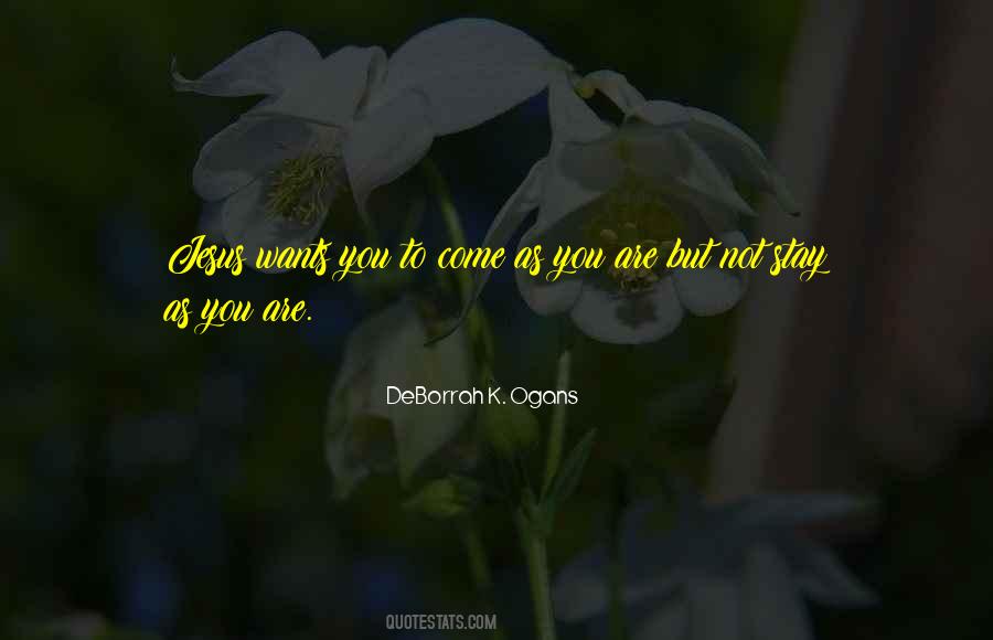 DeBorrah K. Ogans Quotes #159419