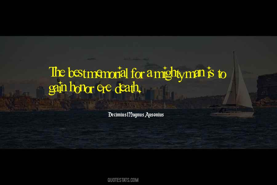 Decimius Magnus Ausonius Quotes #261647 Decimius Magnus Ausonius Quotes #261647