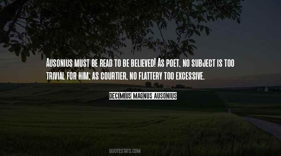 Decimius Magnus Ausonius Quotes #532536 Decimius Magnus Ausonius Quotes #532536