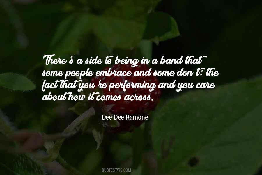 Dee Dee Ramone Quotes #1044109