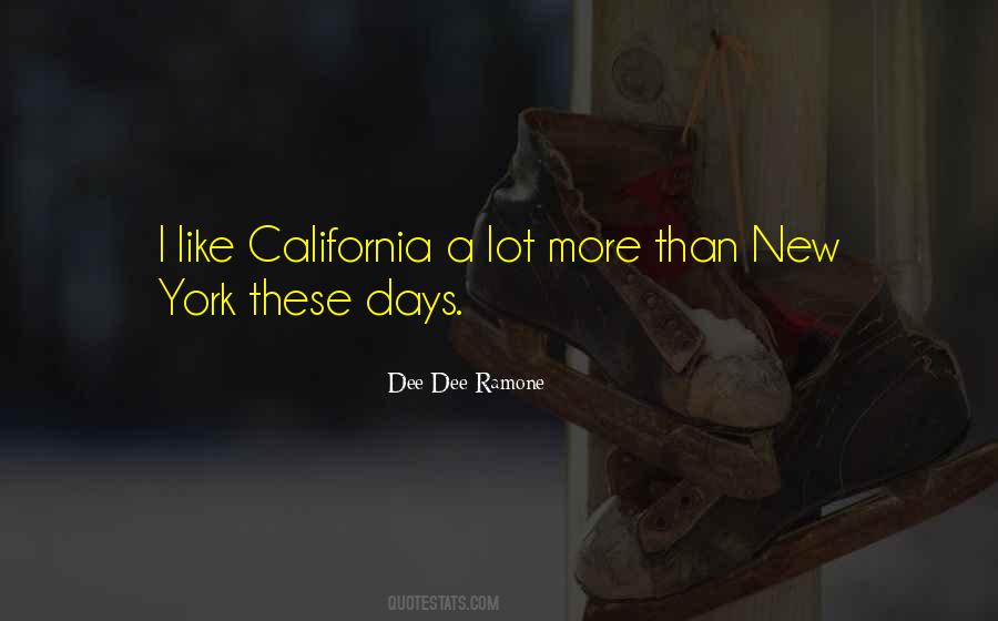 Dee Dee Ramone Quotes #1397300