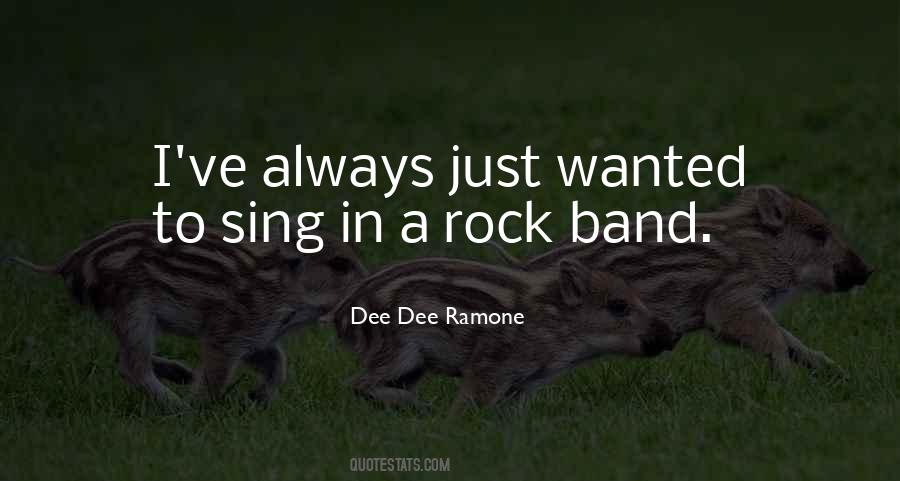 Dee Dee Ramone Quotes #936363