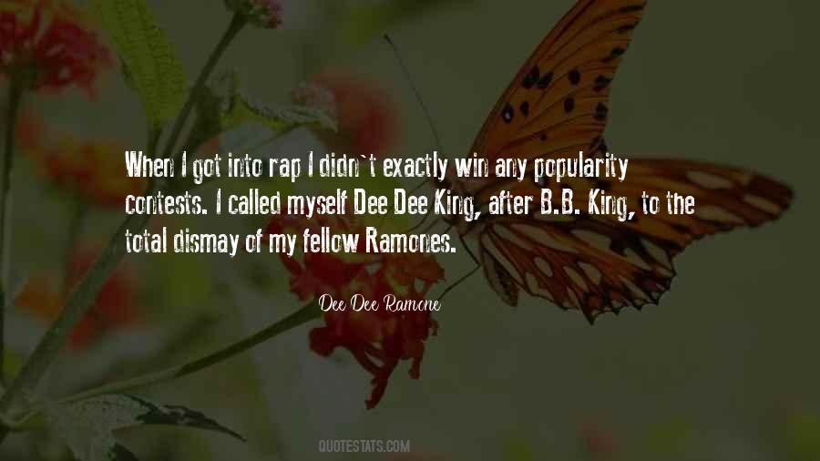 Dee Dee Ramone Quotes #937041