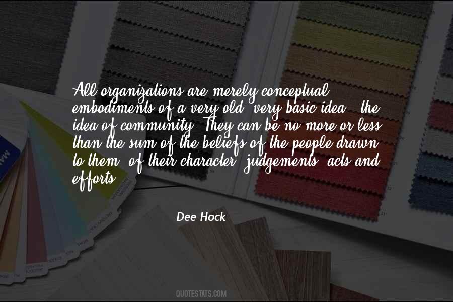 Dee Hock Quotes #433996