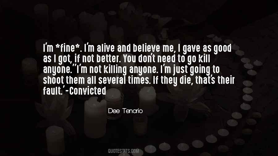 Dee Tenorio Quotes #224479