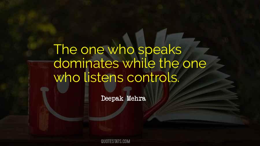 Deepak Mehra Quotes #1721406