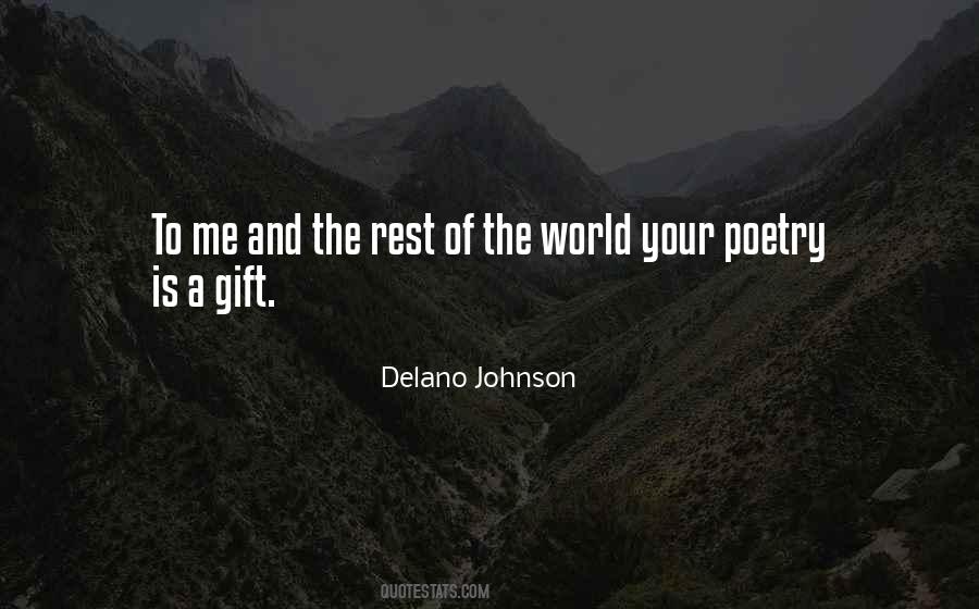 Delano Johnson Quotes #1265180