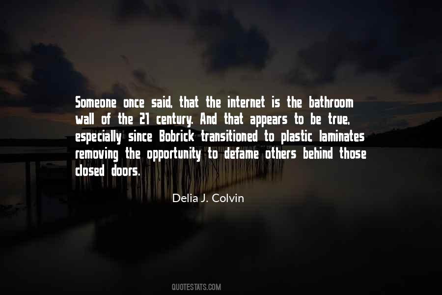 Delia J. Colvin Quotes #1494432