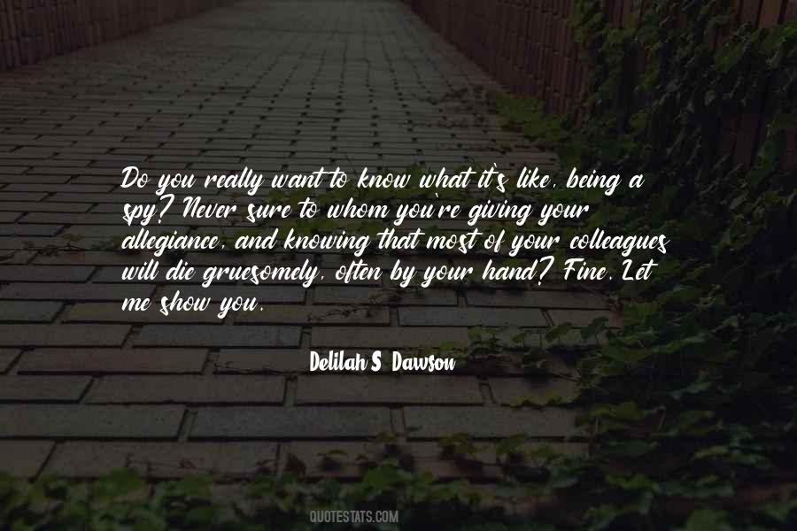 Delilah S. Dawson Quotes #5084
