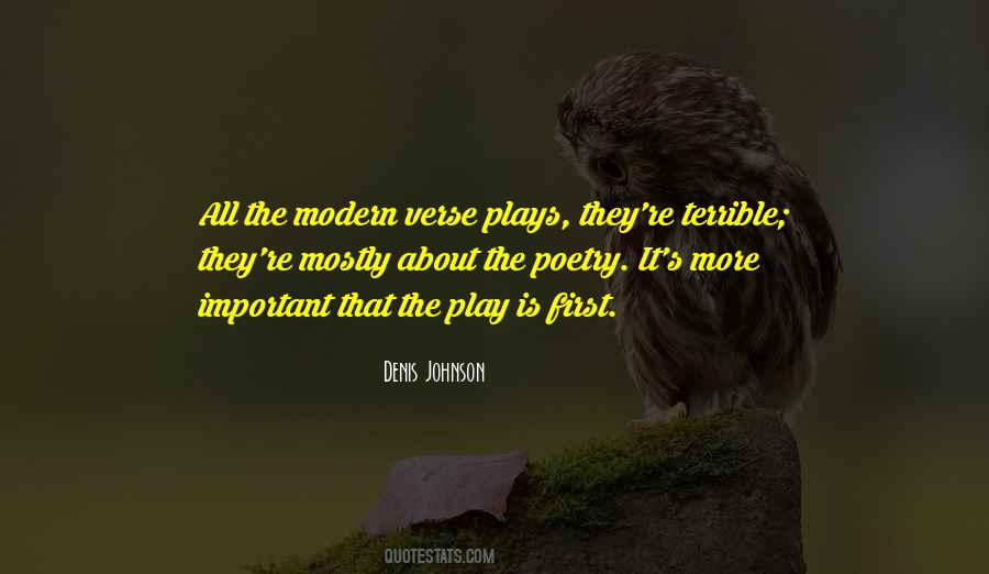 Denis Johnson Quotes #280830