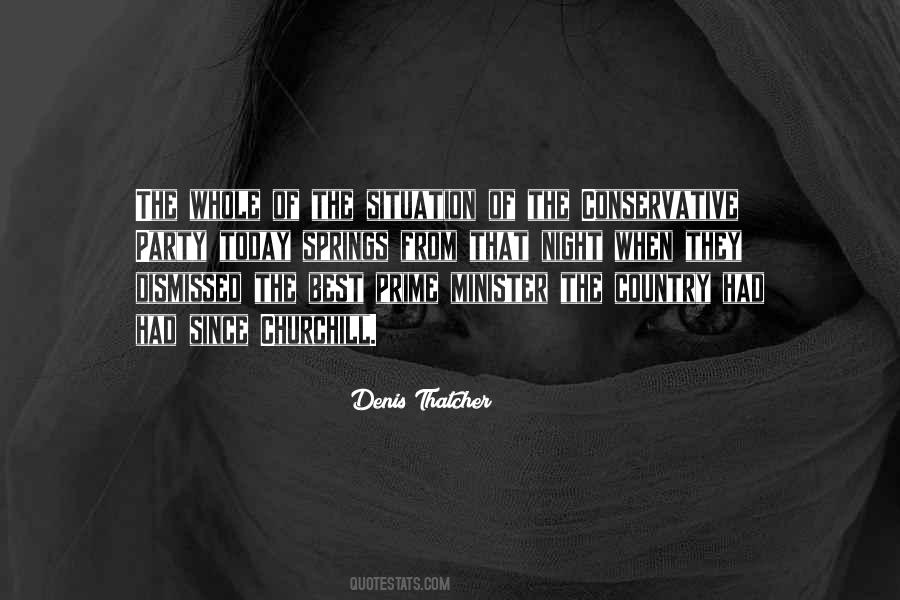 Denis Thatcher Quotes #663410