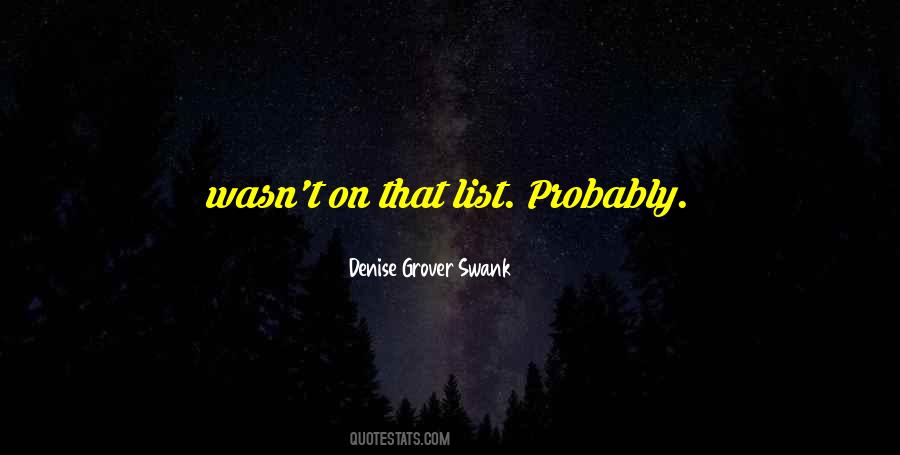 Denise Grover Swank Quotes #274257