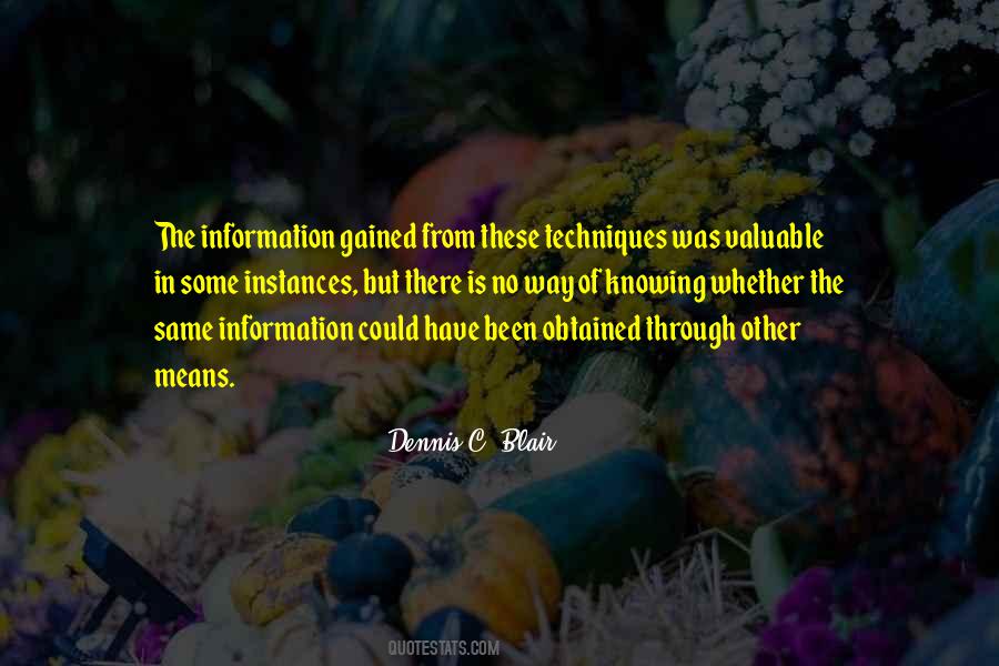 Dennis C. Blair Quotes #1455092