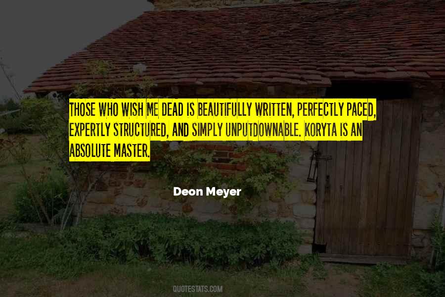 Deon Meyer Quotes #1053346