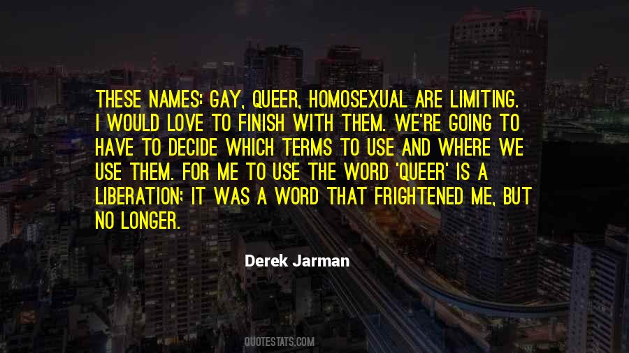 Derek Jarman Quotes #59354