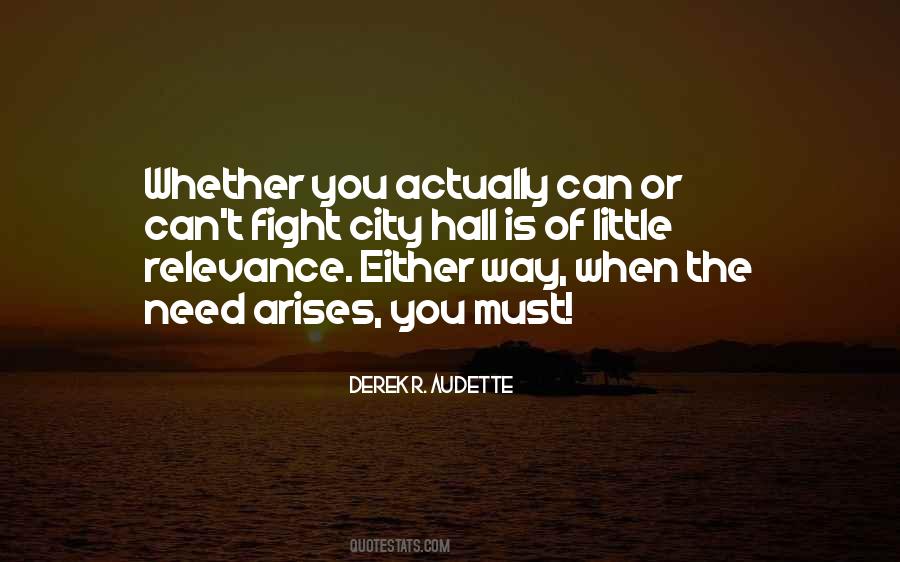 Derek R. Audette Quotes #1287532