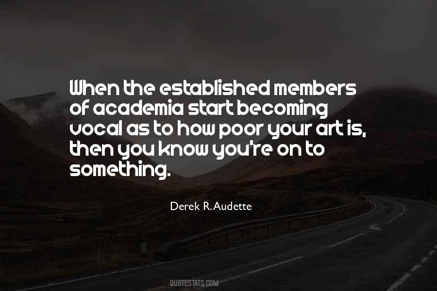 Derek R. Audette Quotes #524000