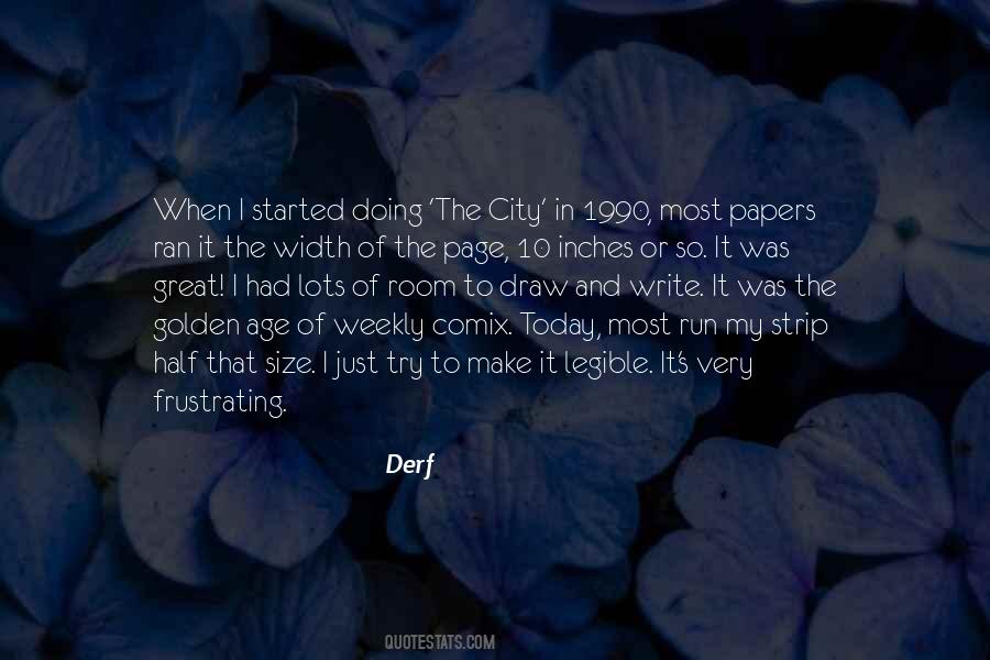 Derf Quotes #824003