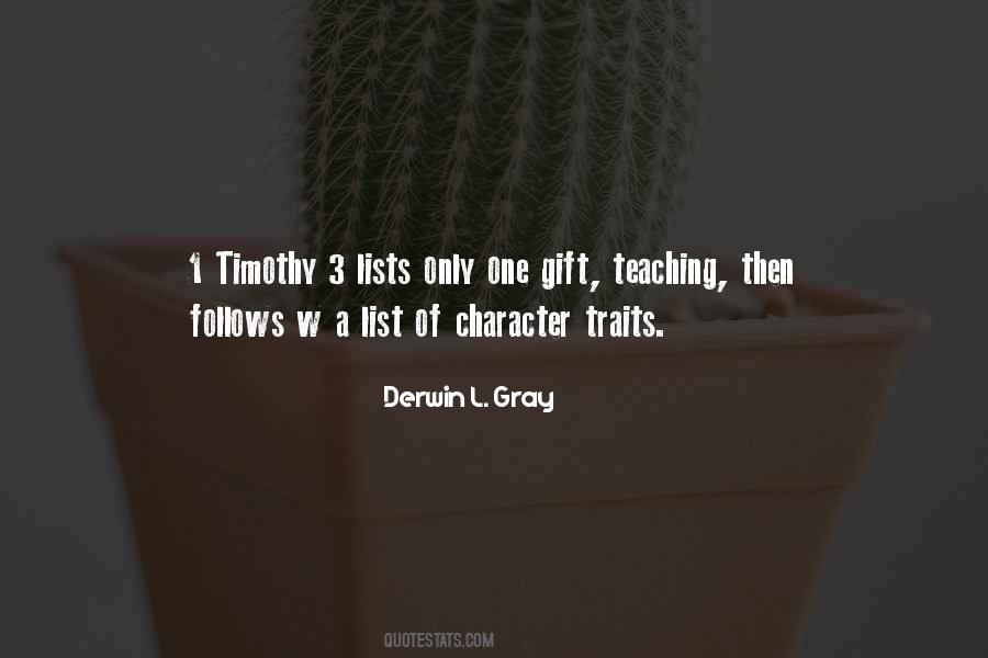 Derwin L. Gray Quotes #672514