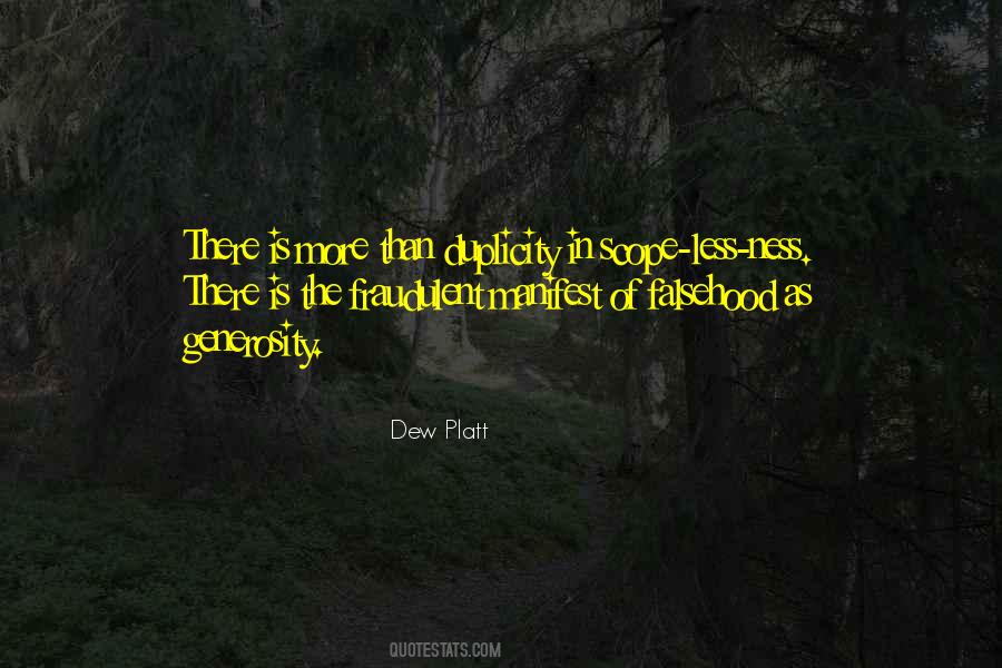 Dew Platt Quotes #1354974