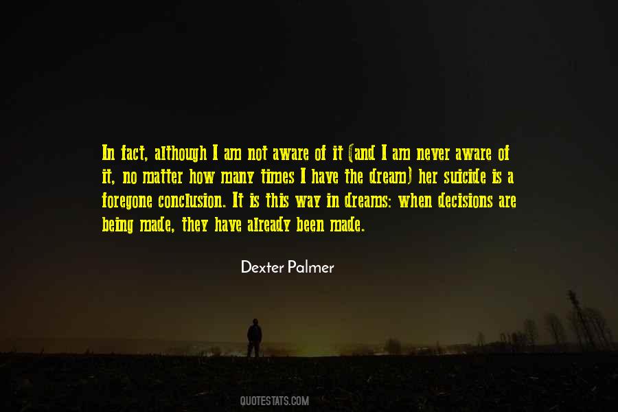 Dexter Palmer Quotes #289556