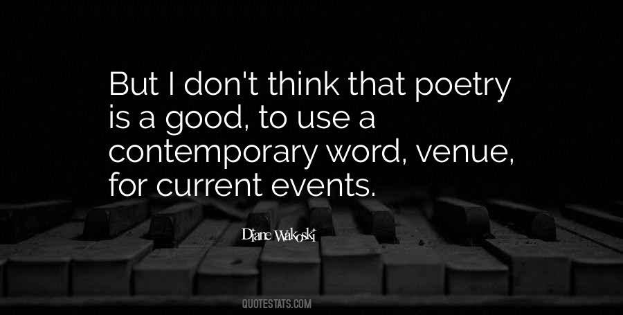 Diane Wakoski Quotes #181694