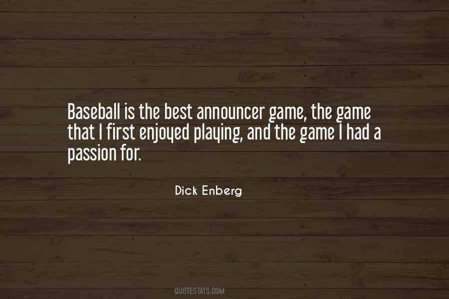 Dick Enberg Quotes #1863565 Dick Enberg Quotes #1863565