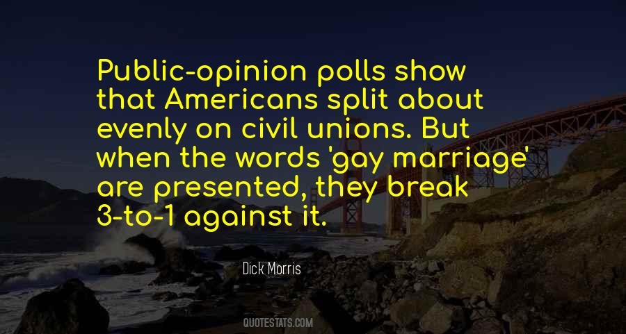 Dick Morris Quotes #1203995