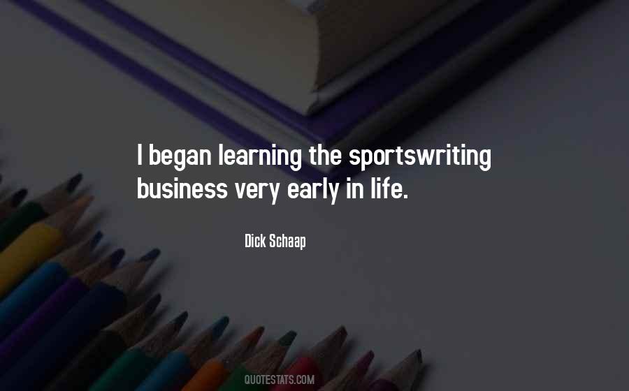 Dick Schaap Quotes #284125