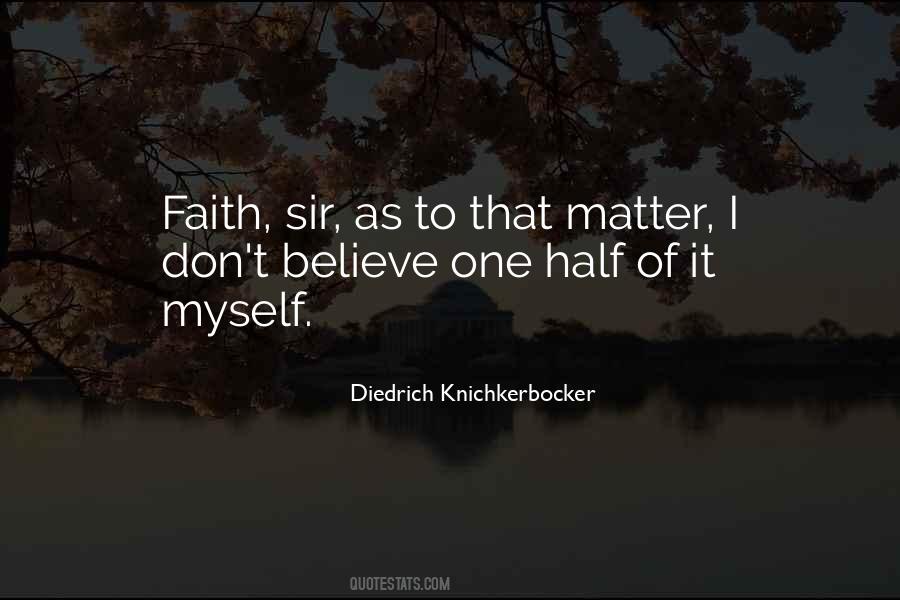 Diedrich Knichkerbocker Quotes #529039