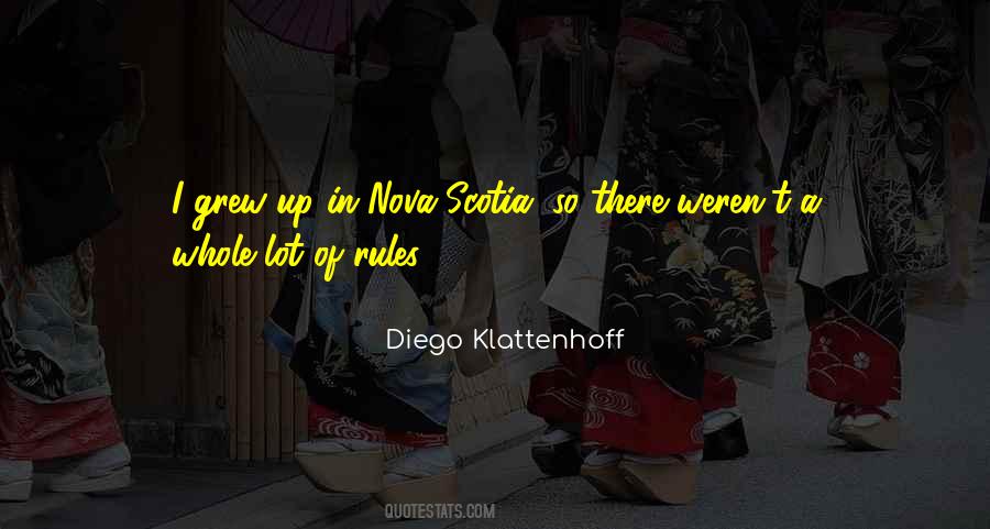 Diego Klattenhoff Quotes #5882