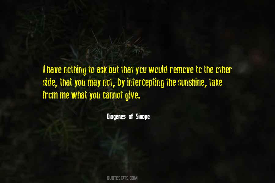 Diogenes Of Sinope Quotes #819262