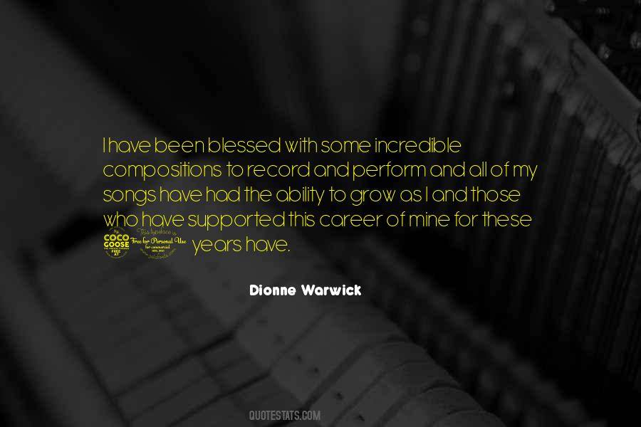 Dionne Warwick Quotes #332891