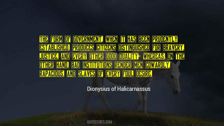 Dionysius Of Halicarnassus Quotes #1040143