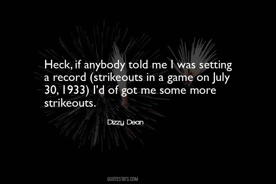 Dizzy Dean Quotes #1281481