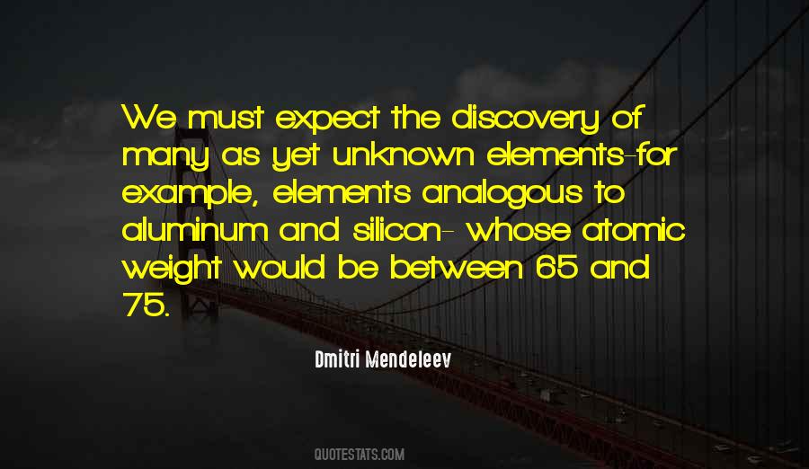 Dmitri Mendeleev Quotes #791984