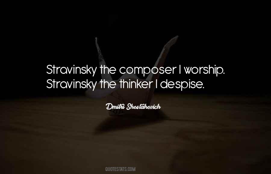 Dmitri Shostakovich Quotes #238154