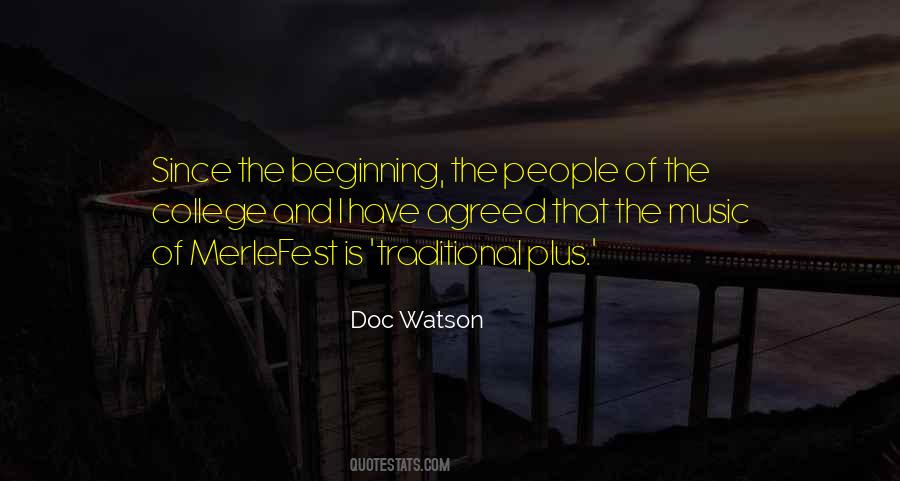 Doc Watson Quotes #1207585