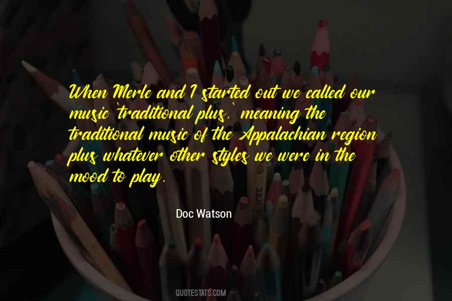 Doc Watson Quotes #1703833
