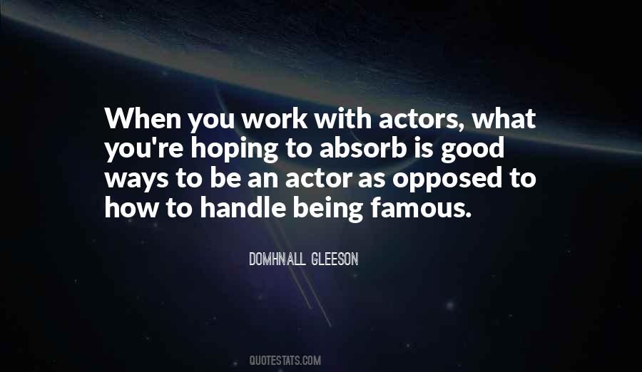 Domhnall Gleeson Quotes #1288717