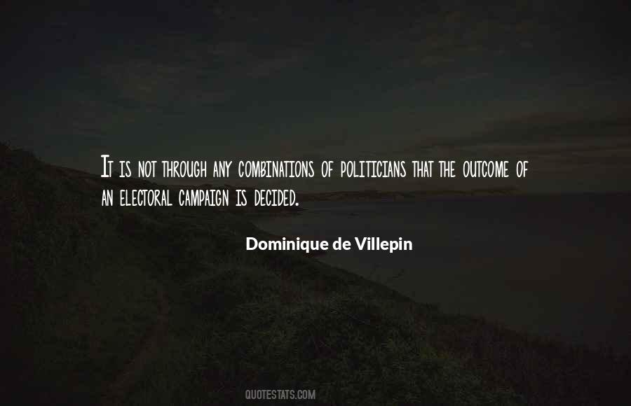 Dominique De Villepin Quotes #2445