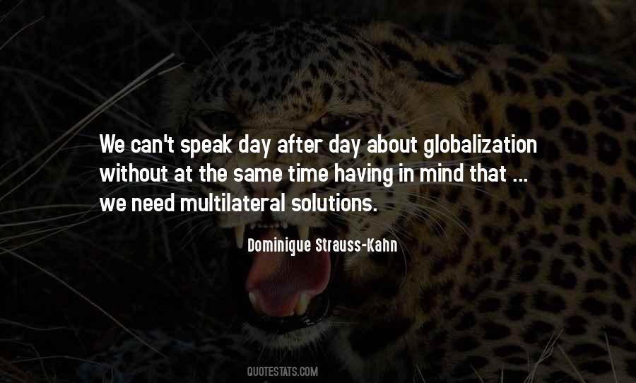 Dominique Strauss-Kahn Quotes #1103272